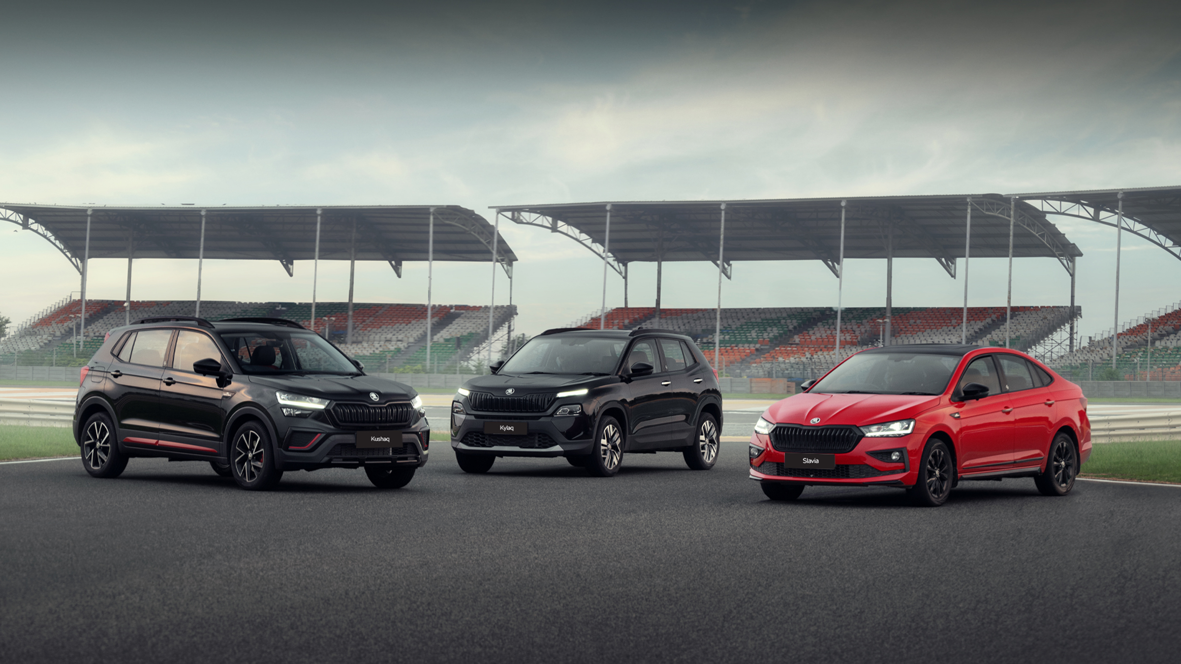 Picture of the Limited Edition of the Skoda Kushaq, Skoda Kylaq and Skoda Slavia.