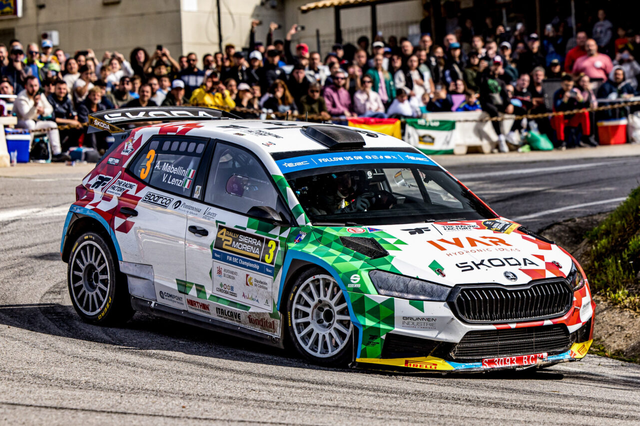 Andrea MABELLINI during the FIA European Rally Championship in Cordoba, Spain on April 06, 2025