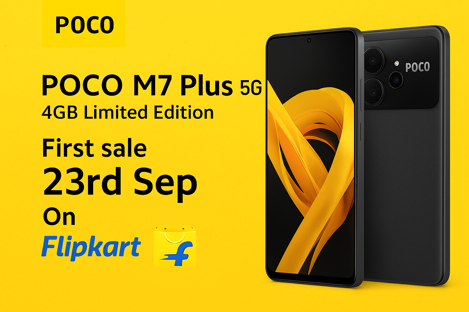 Poco M7 Plus Flipkart smartphone sale