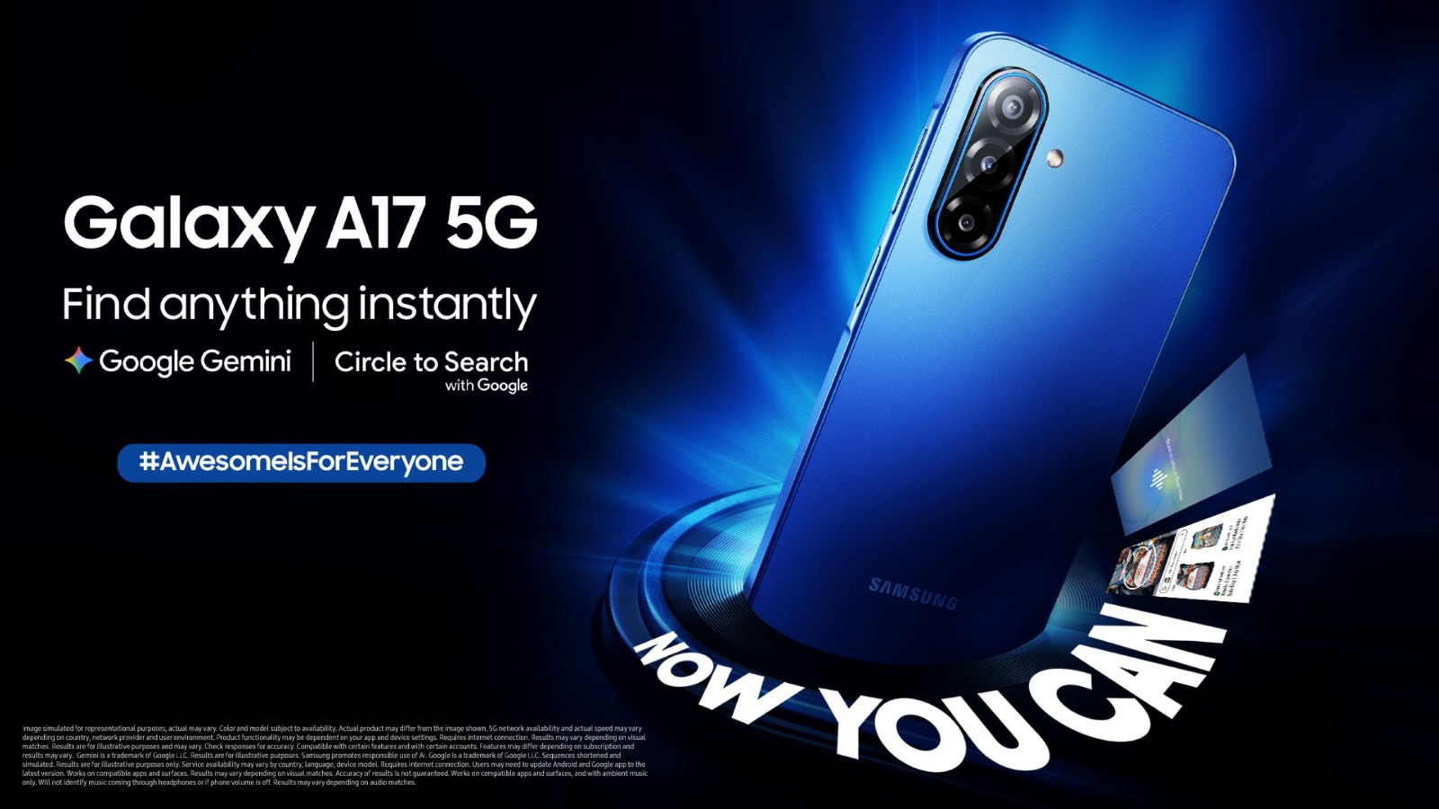 Samsung A17 5G smartphone