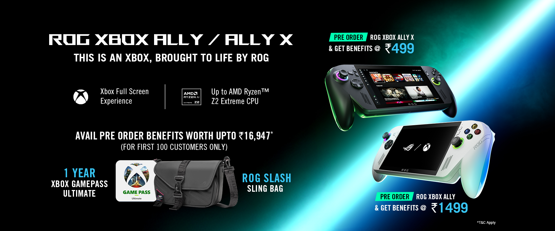 ASUS ROG Xbox Ally and ROG Xbox Ally X
