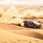 Sesks Mārtiņš are seen performing during the World Rally Championship Saudi Arabia in Jeddah, Saudi Arabia on 28,November. 2025 // Jaanus Ree / Red Bull Content Pool // SI202511280919 // Usage for editorial use only //
