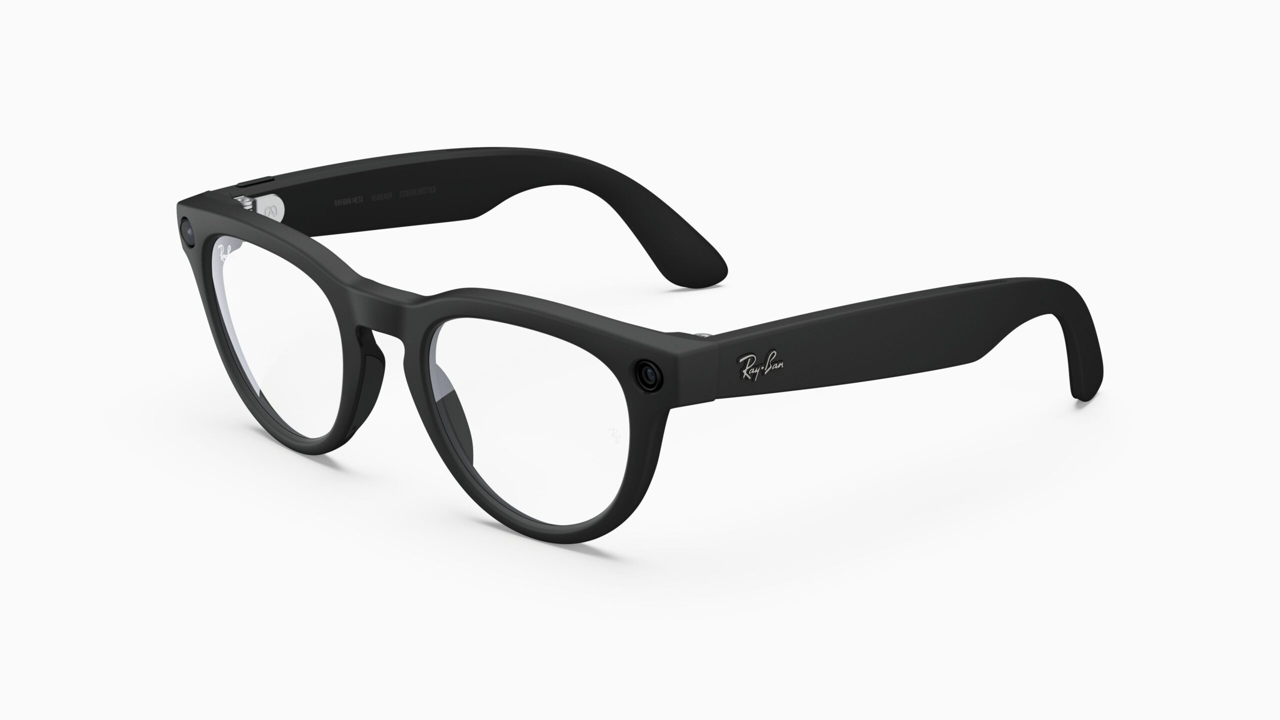Ray-Ban Meta Headliner (Gen 2) Matte Black Clear Lenses