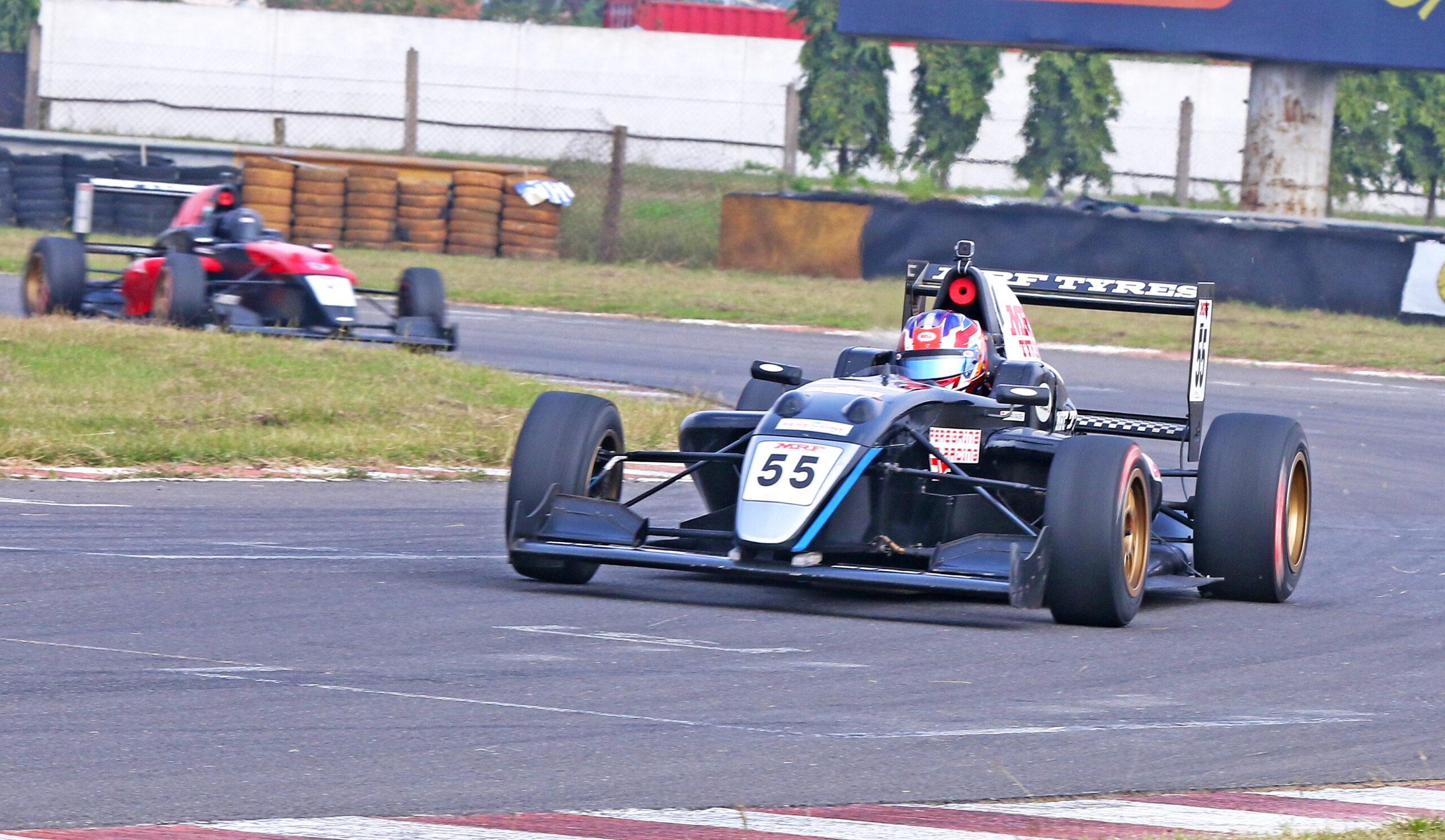 Bengaluru's Ishaan Madesh, winner of Race-2 in the MRF F2000 category (Jan 05)
