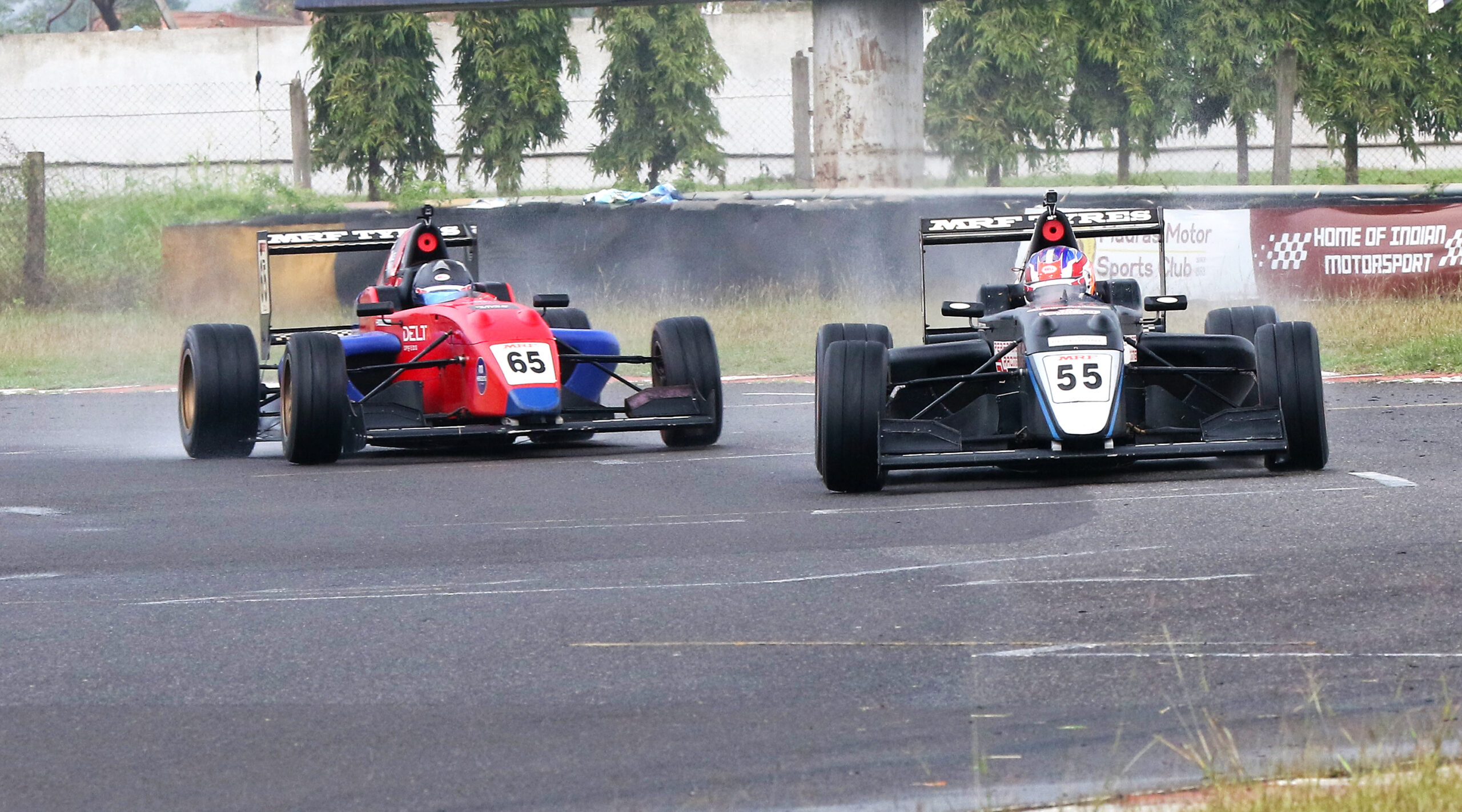 Ishaan Madesh (55), who won a triple crown in the MRF F2000 category (Jan 25)