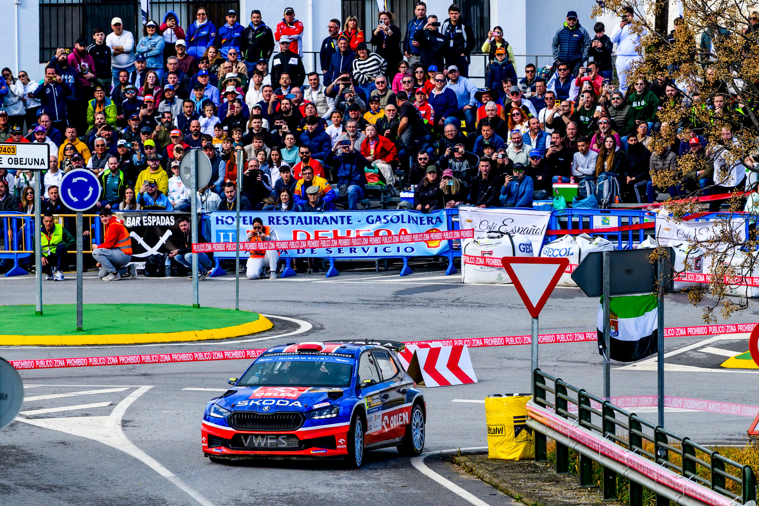 ERC champion Miko Marczyk tames the Rally Sierra Morena Tarmac