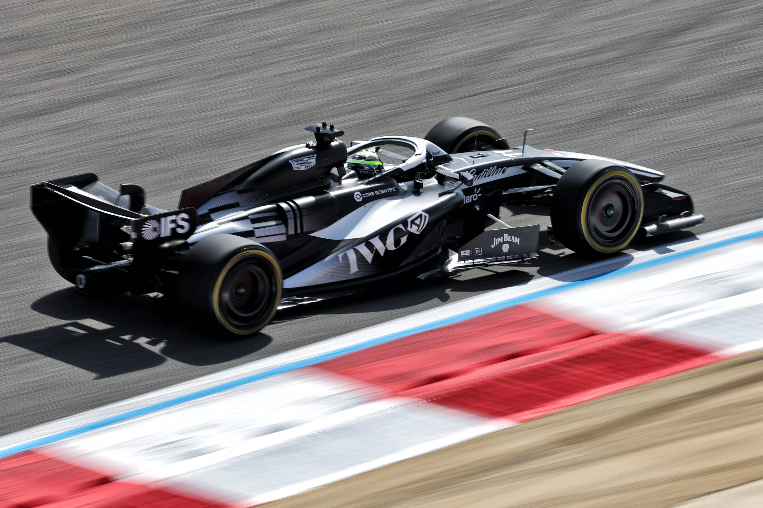 Motor Racing - Formula One - Cadillac Formula 1 Team Car Filming Day - Sakhir, Bahrain