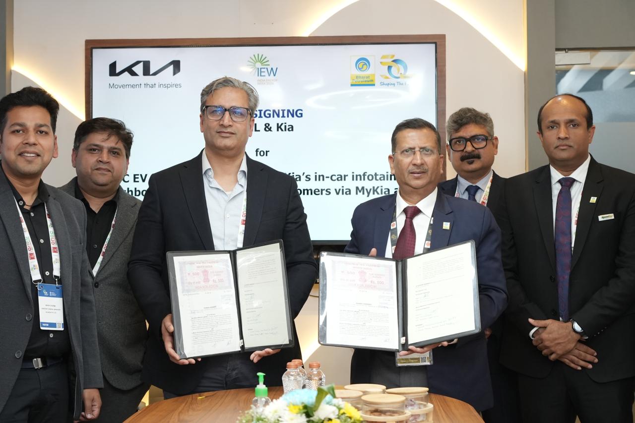Kia India Signs MoU with BPCL