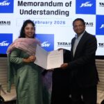 Mrs. Rupam Singh, CHRO, JSW Motors Limited and Mr. Venguswamy Ramaswamy, CEO Designate, Tata Indian Institute of Skills at the MoU signing.jpg (1)