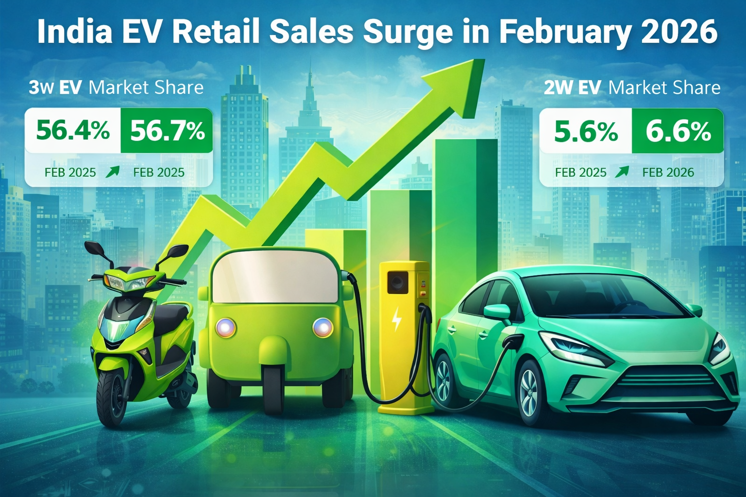 India February EV data
