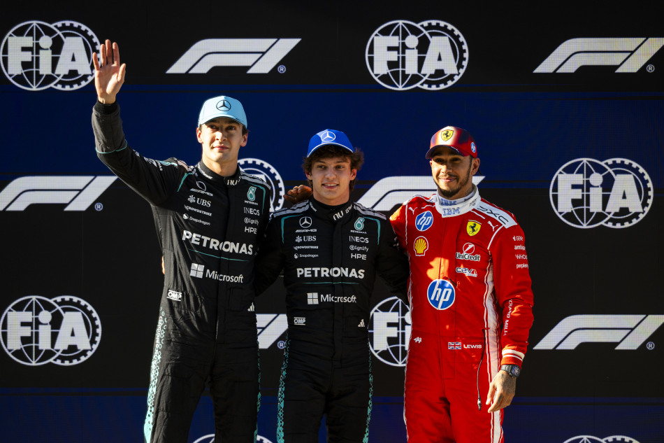 Kimi Antonelli Mercedes-AMG Petronas Chinese Grand Prix Qualifying