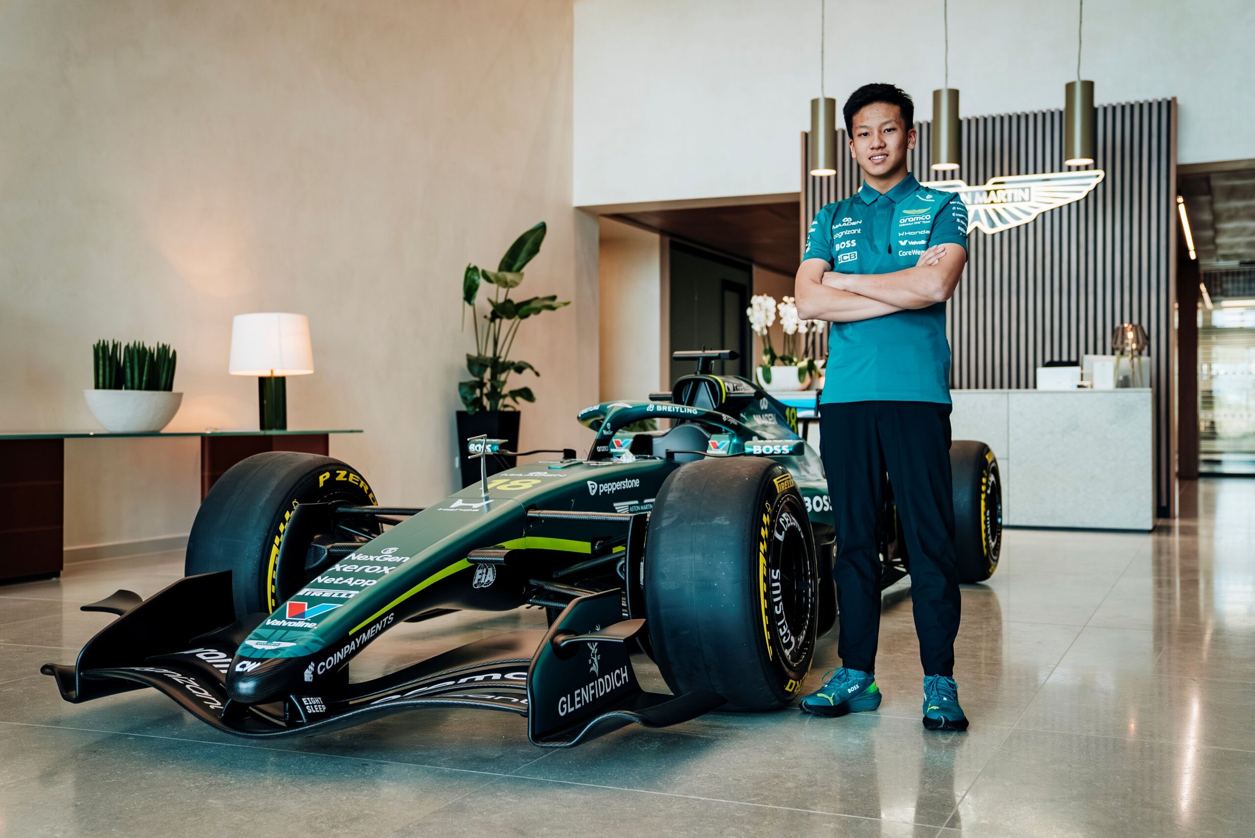 Aston Martin Aramco Formula One Team Zhenrui Chi