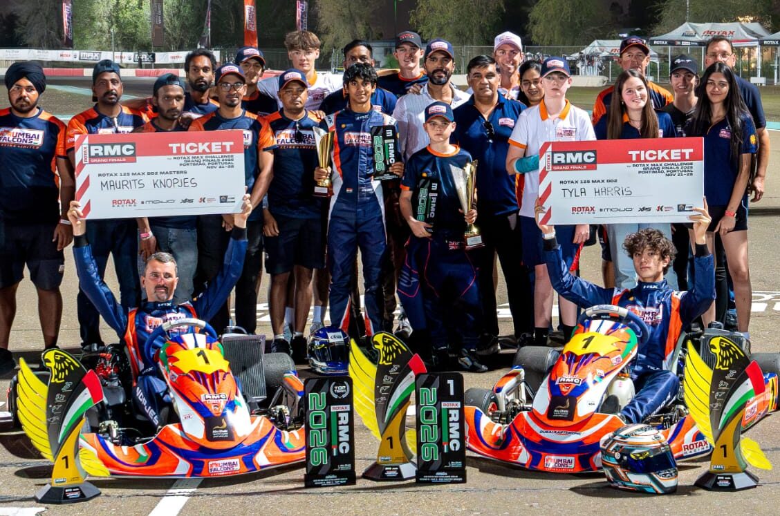 Mumbai Falcons Claims Top Honors in UAE Rotax Max Championship at 2025-2026
