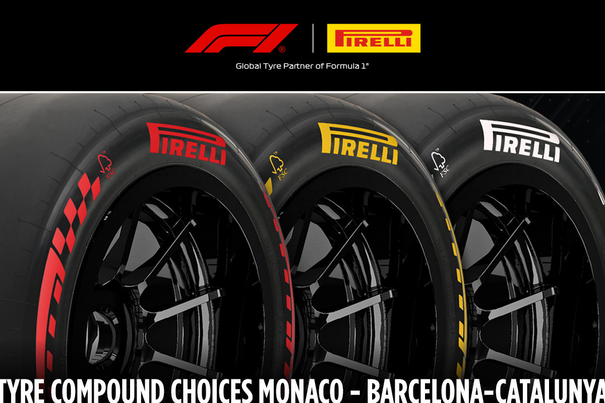 Pirelli Tyre Compounds Monte Carlo and Barcelona