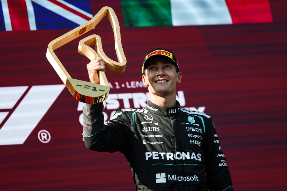 George Russell Mercedes AMF Petronas Formula 1 Grand Prix of Austria 1
