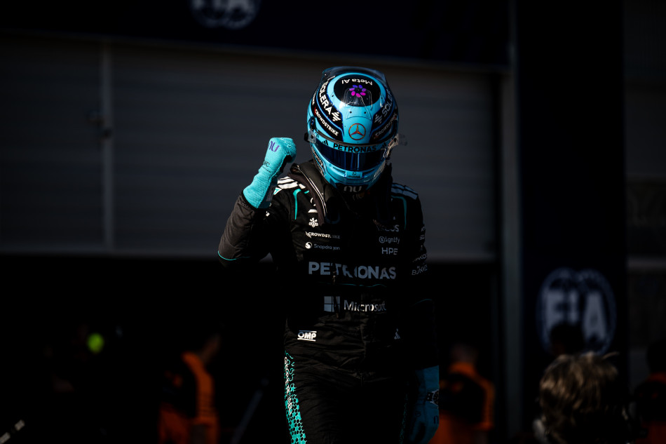 George Russell Mercedes AMF Petronas Formula 1 Grand Prix of Austria
