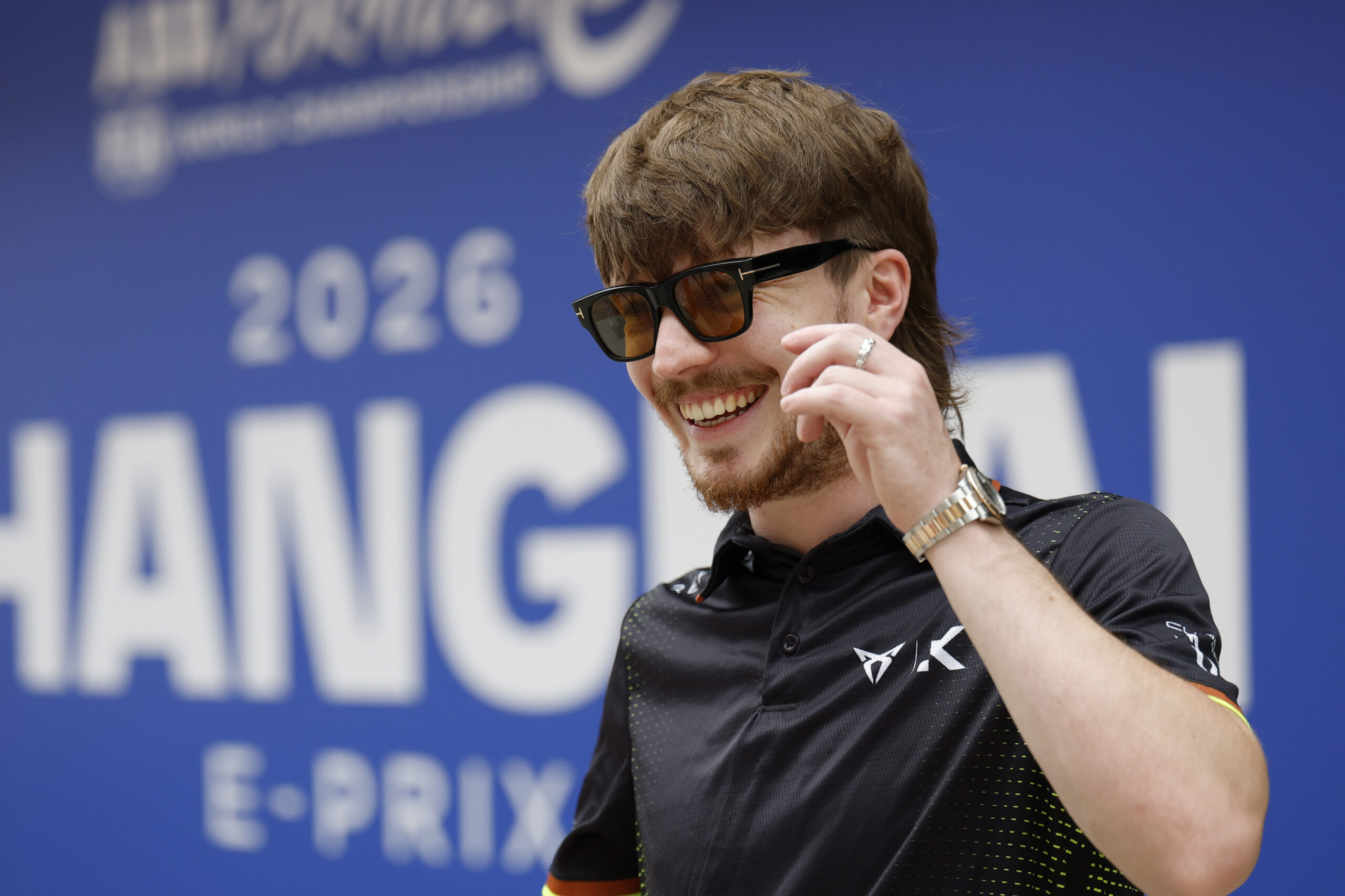 SHANGHAI, CHINA - JULY 02: Dan Ticktum of Great Britain and CUPRA KIRO looks on in the Pitlane during previews ahead of the Shanghai E-Prix at Shanghai International Circuit on July 02, 2026 in Shanghai, China. (Photo by Lintao Zhang/LAT Images)