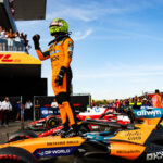 Lando Norris McLaren Mercedes Formula 1 Hungarian Grand Prix Pole Position