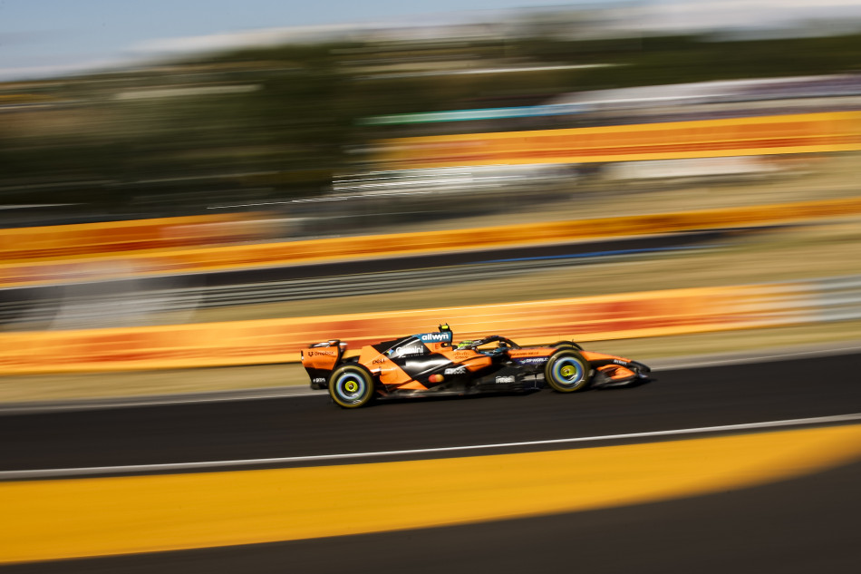 Lando Norris McLaren Mercedes Formula 1 Hungarian Grand Prix