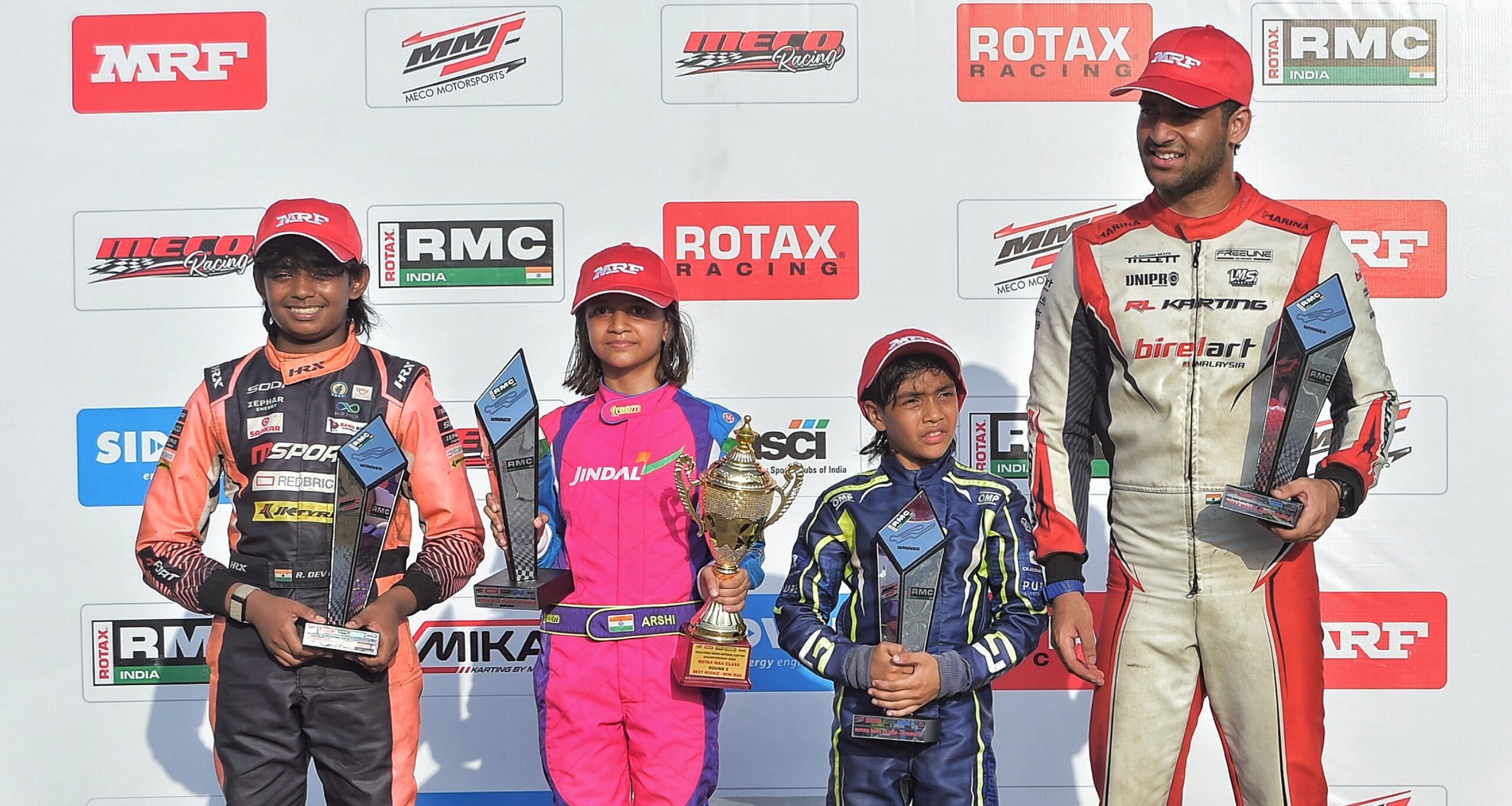 Rivaan Dev Preetham, Arshi Gupta, Zidaan Arshaan Anees and Krish Gupta
