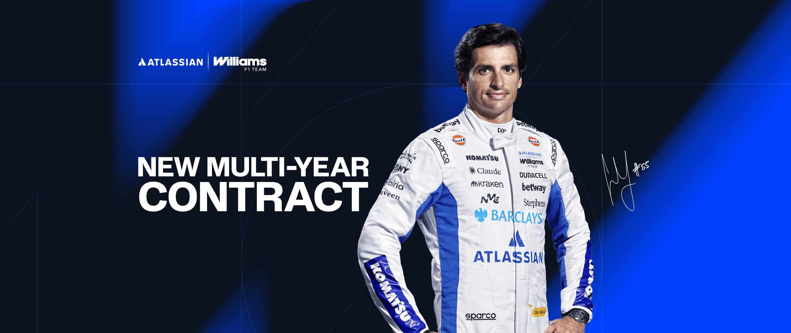Carlos Sainz Altassian Williams F1 Team