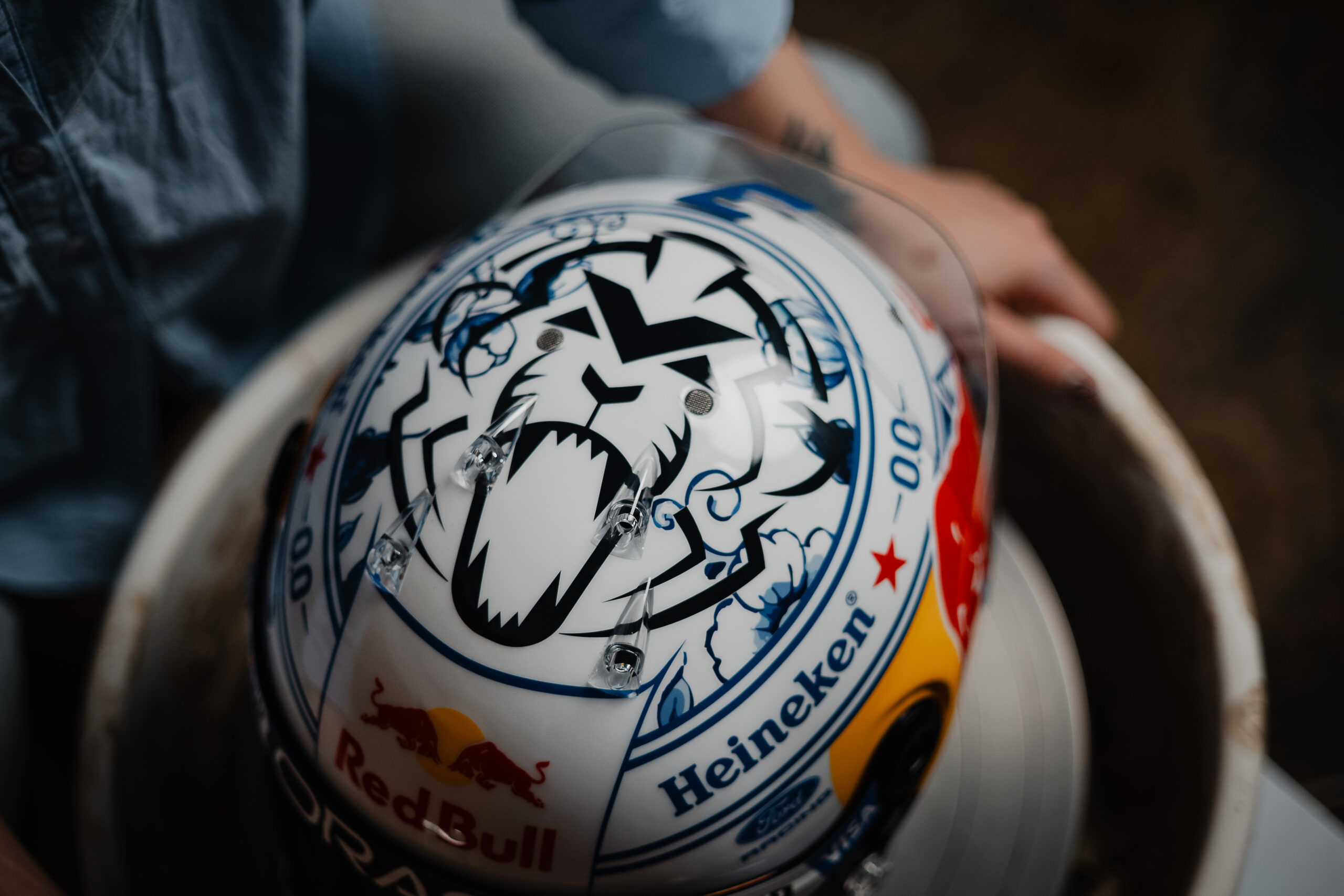 Red Bulll Racing Helmet for Dutch GP Formula 1