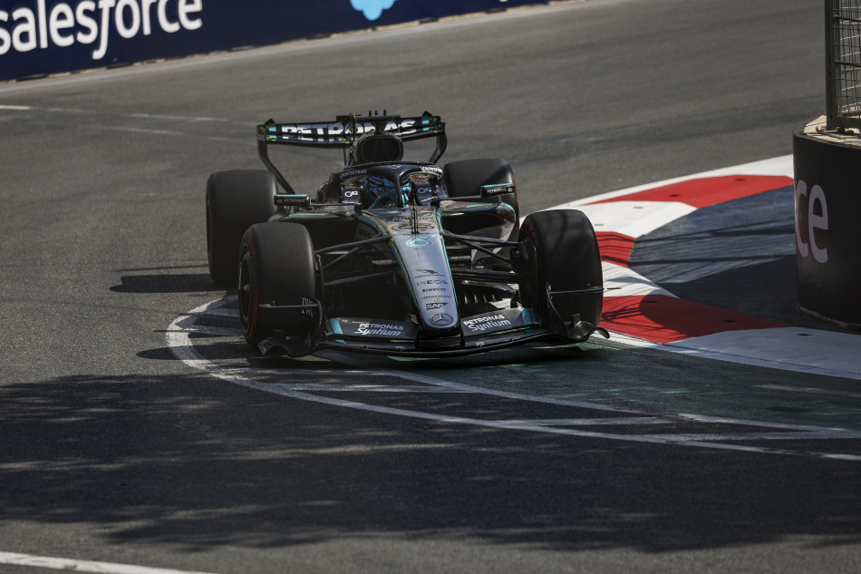 George Russell Mercedes AMG-Petronas Azerbaijan Grand Prix