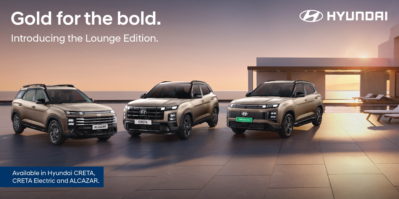 Hyundai Motor India Introduces Lounge Edition Across CRETA, ALCAZAR and CRETA Electric