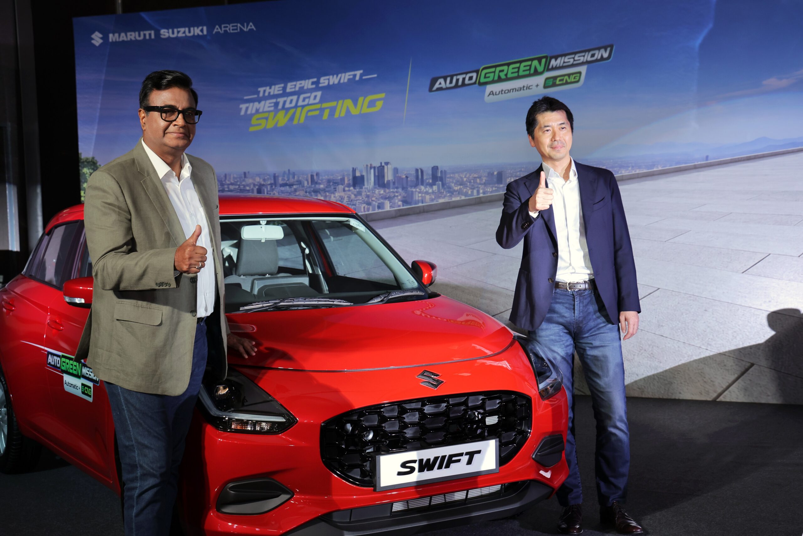 Maruti Suzuki Launches Auto Green Mission with the introduction of Automatic S-CNG Swift, Dzire and Baleno