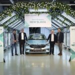 New Škoda Slavia now in production (second from left) Piyush Arora - Managing Director & CEO, Škoda Auto Volkswagen India with Andreas Dick, Chief Production Officer - Škoda Auto a.s.; Jiri Masin -