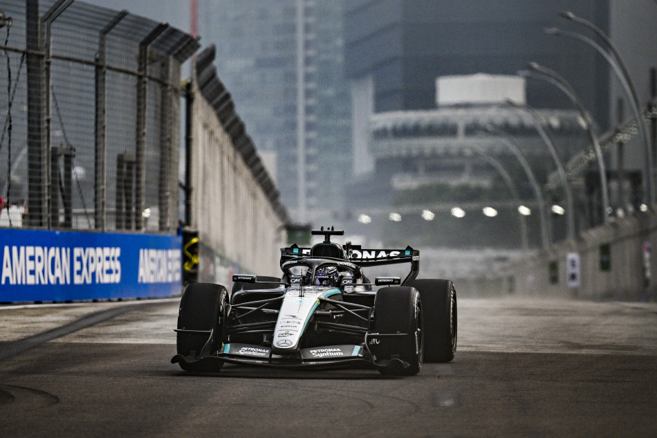 George Russel Mercedes AMG-Petronas Singapore Grand Prix Formula 1
