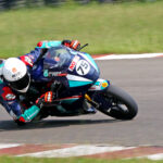 Sarthak Chavan, who qualified for pole position in the Super Sport 301-400cc Open class (Oct 30)