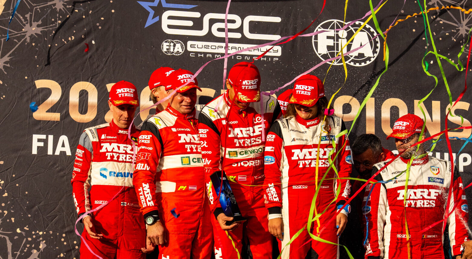 TEAM MRF TYRES - ERC TEAMS CHAMPIONS 2026
